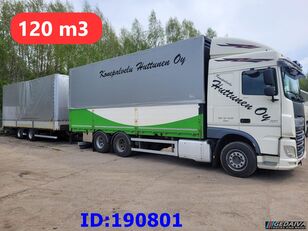 tentinis sunkvežimis DAF XF 510 + tentinė priekaba