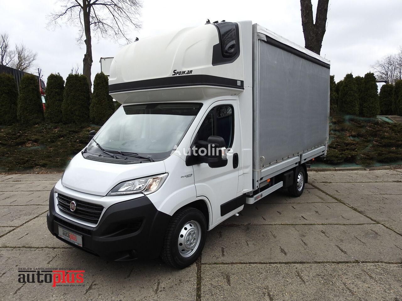 کامیون چادر دار FIAT DUCATO PLANDEKA WINDA 8 PALET WEBASTO KLIMATYZACJA TEMPOMAT  150