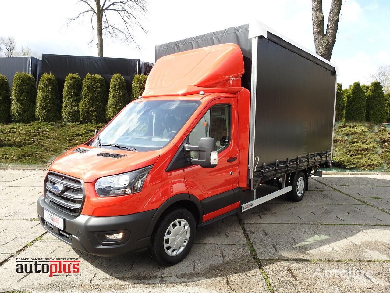 neuer Ford TRANSIT NOWY PLANDEKA WINDA 8 PALET KLIMATYZACJA TEMPOMAT ASO GW Planen-LKW