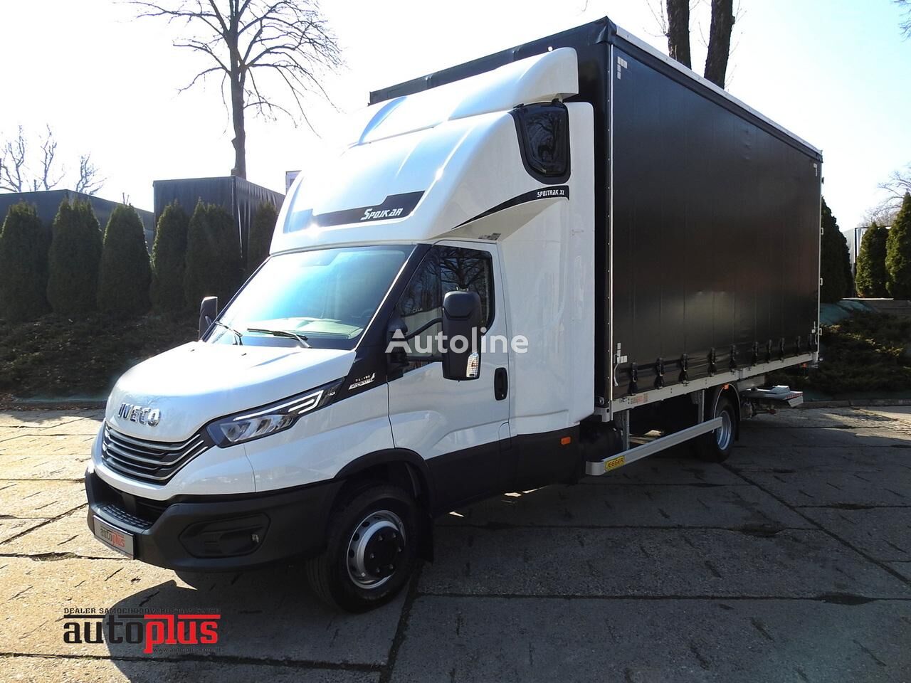 nov tovornjak s ponjavo IVECO DAILY  72C180 NOWY PLANDEKA WINDA 14 PALET WEBASTO TEMPOMAT NAWI