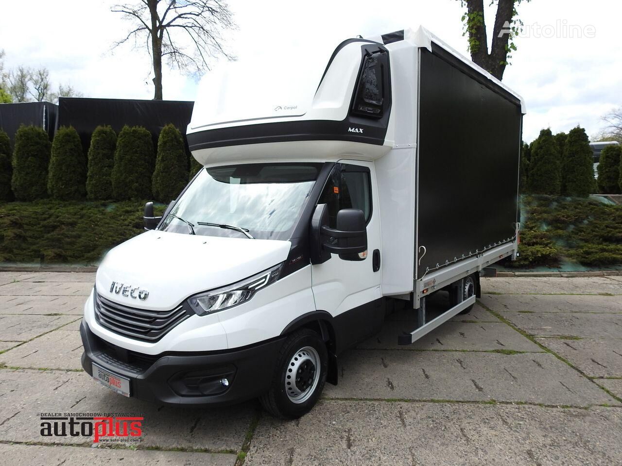 new IVECO DAILY 35S18 CONNECT NOWY PLANDEKA WINDA 10 PALET WEBASTO KLIMATY tilt truck