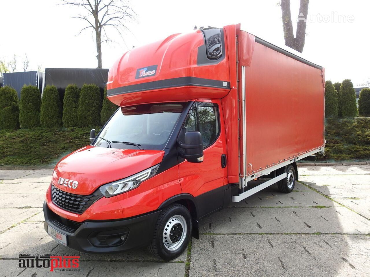 IVECO DAILY 35S18 PLANDEKA 10 PALET WEBASTO KLIMATYZACJA TEMPOMAT LEDY camión toldo