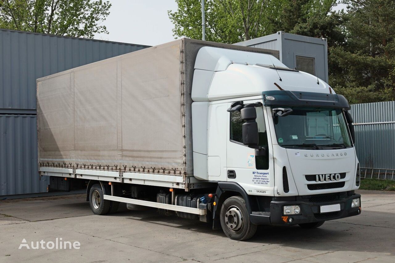 صندوق خلفي مغطى IVECO EUROCARGO 90E21, EURO 6, 9 TONS, 18 PALLETS