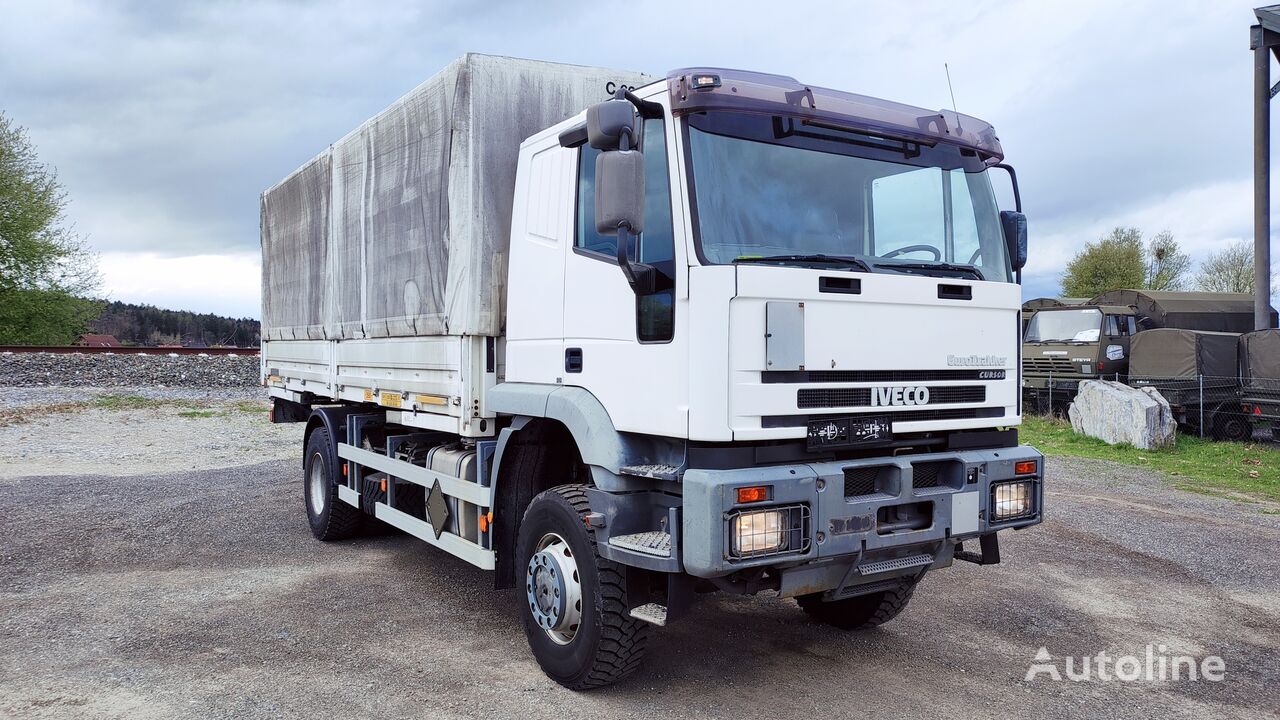 IVECO MP190E35W/P mit Wechselbrücke camión toldo