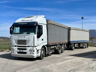 camion cu prelata IVECO Stralis 480 + remorcă prelate