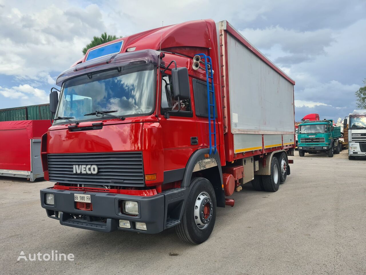 camion bâché IVECO Turbostar 190