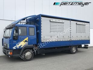 тентованный грузовик MAN L 2000  8.224 FL Geflügelaufbau L- Fahrerhaus