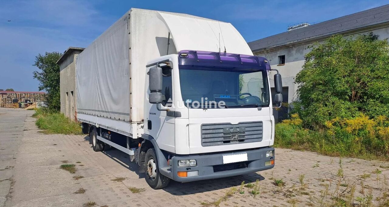 MAN TGL 12.240 Tarpaulin + Tail lift presenning lastbil