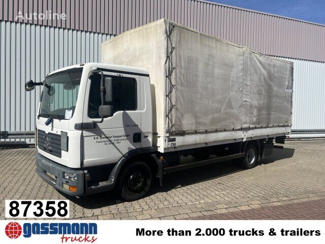 тентованный грузовик MAN TGL 7.150 4x2 BB mit LBW BÄR