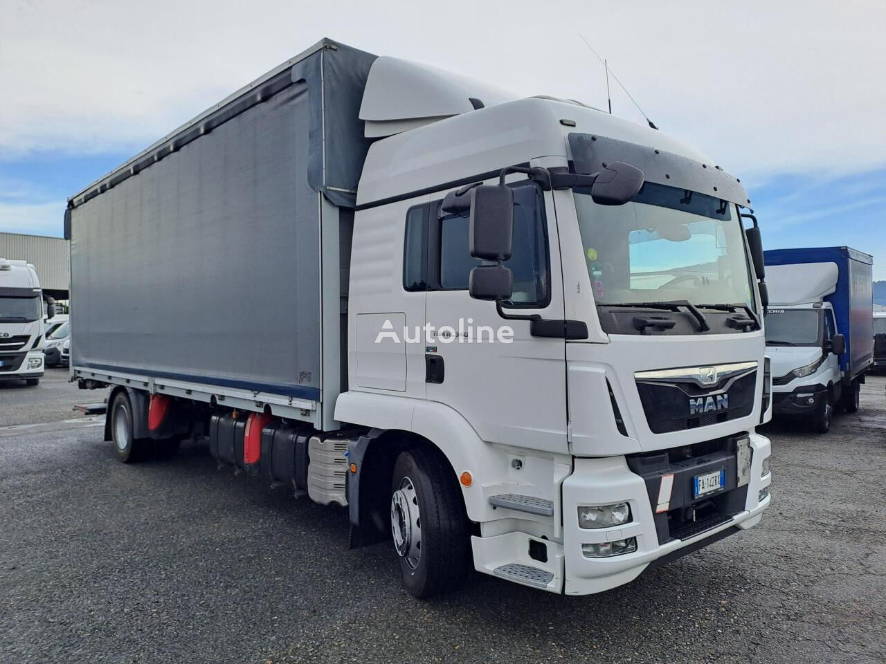 MAN TGM 18.340 tilt truck