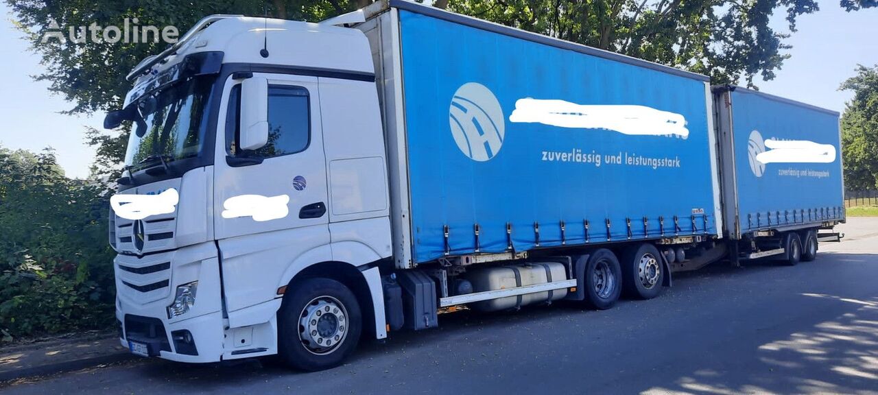 Mercedes-Benz 2642  Jumbozug Mit Hänger Planen-LKW