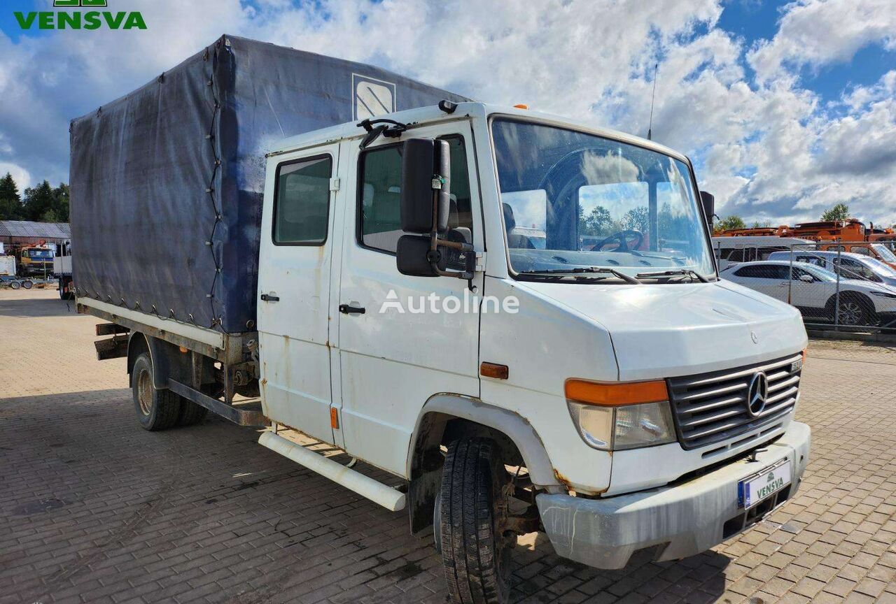 camião de toldo Mercedes-Benz 614 D