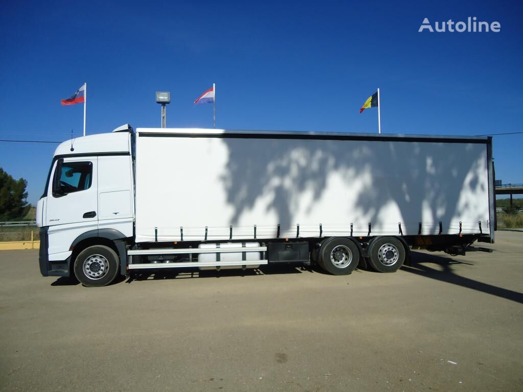 camião de toldo Mercedes-Benz ACTROS 25 45