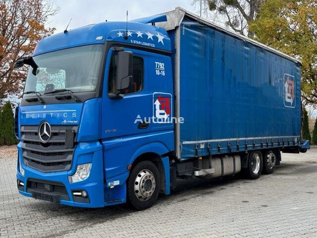 тентованный грузовик Mercedes-Benz ACTROS 2542 6x2 EURO6 ZESTAW SKRZYNIA Z PLANDEKĄ JUMBO