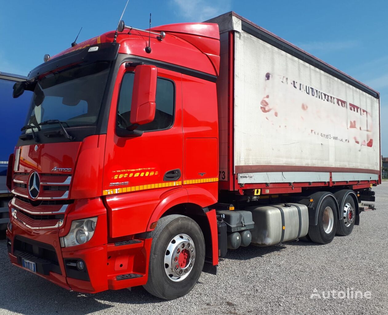 valník s plachtou Mercedes-Benz ACTROS 2545