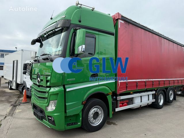 Тентованный грузовик Mercedes-Benz ACTROS 2553 L GIGA Pr.7,3m LBW1,5 T*EURO 6 D - Autoline