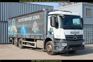 ciężarówka plandeka Mercedes-Benz ANTOS 2527 L, 6x2, EURO 6, 20 PALLETS, TAIL LIFT