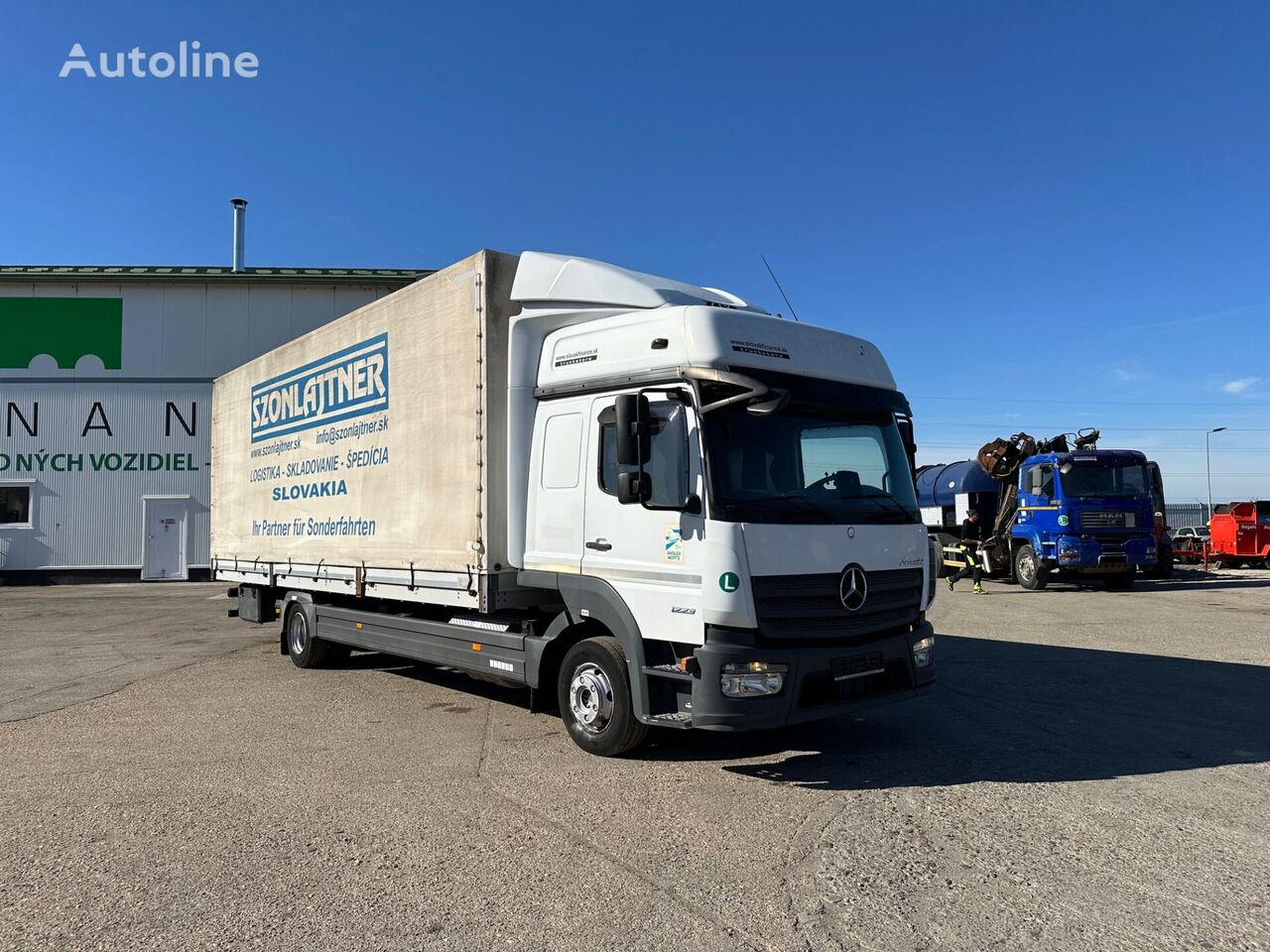 Mercedes-Benz ATEGO 1223  camión toldo