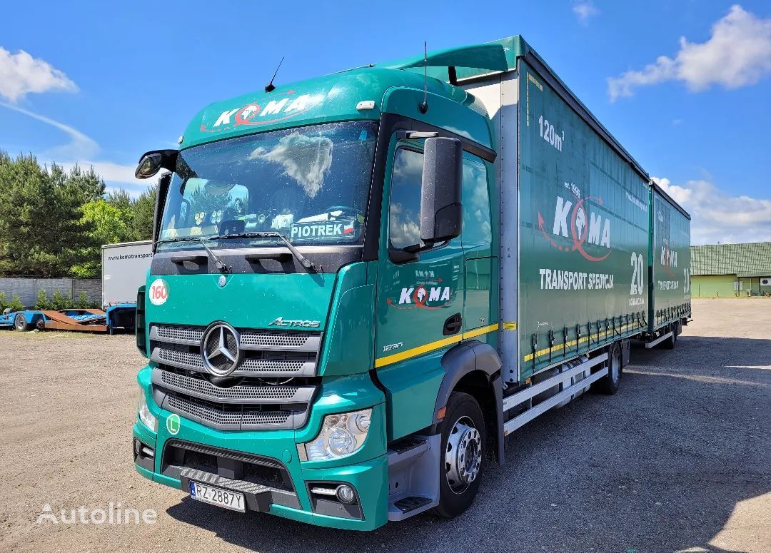 camion bâché Mercedes-Benz Actros