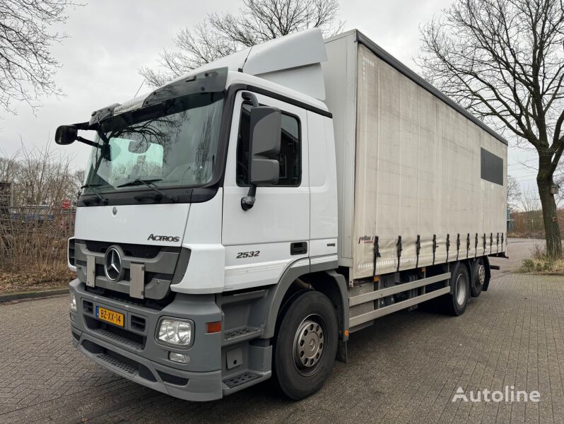 camion bâché Mercedes-Benz Actros 2535 6X2 BLEUTEC 5 / LIFT / AUTOMATIC