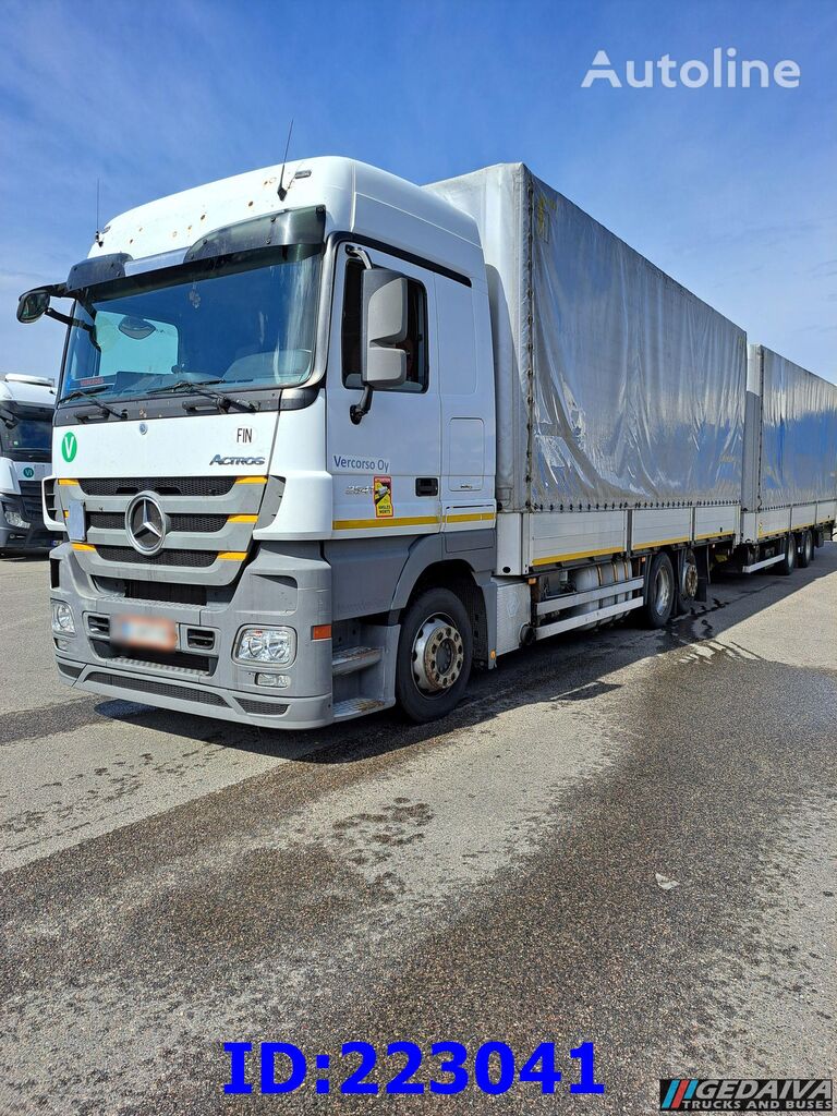 Mercedes-Benz Actros 2541 6x2 Euro5 pressukapelli kuorma-auto + pressukapelli perävaunu