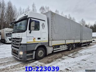 ciężarówka plandeka Mercedes-Benz Actros 2541 6x2 Euro5 + przyczepa plandeka