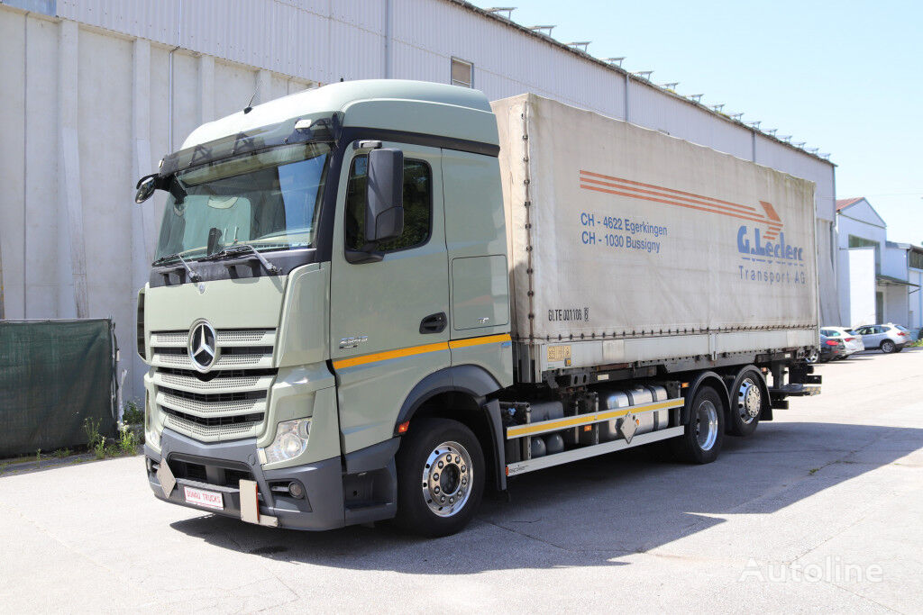 тентованный грузовик Mercedes-Benz Actros 2545 6x2 Retarder Lift Lenkachse AHK LBW