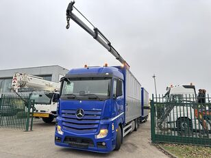 Camião de toldo Mercedes-Benz Actros 2645 6x2 105m³ JUMBO + RETARDER + KRAN PALFINGER PK 19.00 a venda + reboque de toldo - Imagem 4 | Autoline PT Camião de toldo Mercedes-Benz Actros 2645 6x2 105m³ JUMBO + RETARDER + KRAN PALFINGER PK 19.00 + reboque de toldo | Imagem 4 - Autoline