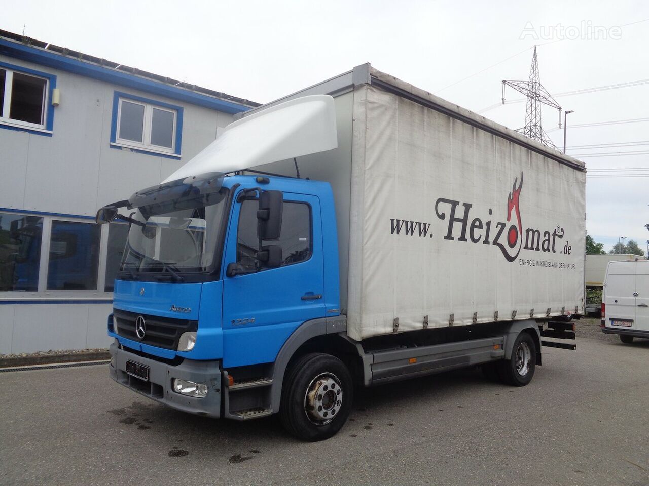 Mercedes-Benz Atego 1324 L 6,1 M P+P Klima 2 x AHK Sperre camión toldo