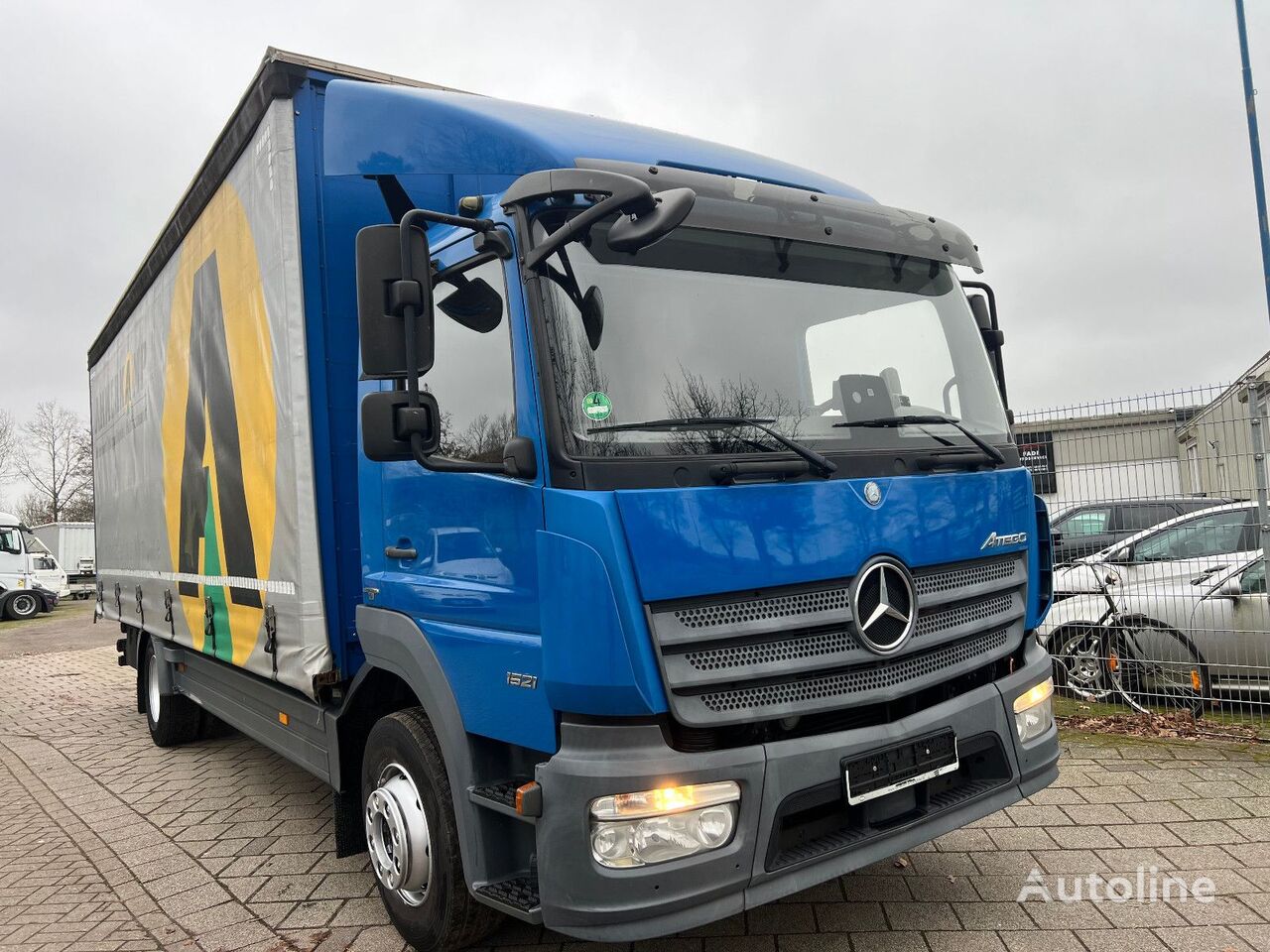 صندوق خلفي مغطى Mercedes-Benz Atego 1521  Standklima*Kamera vo&hi