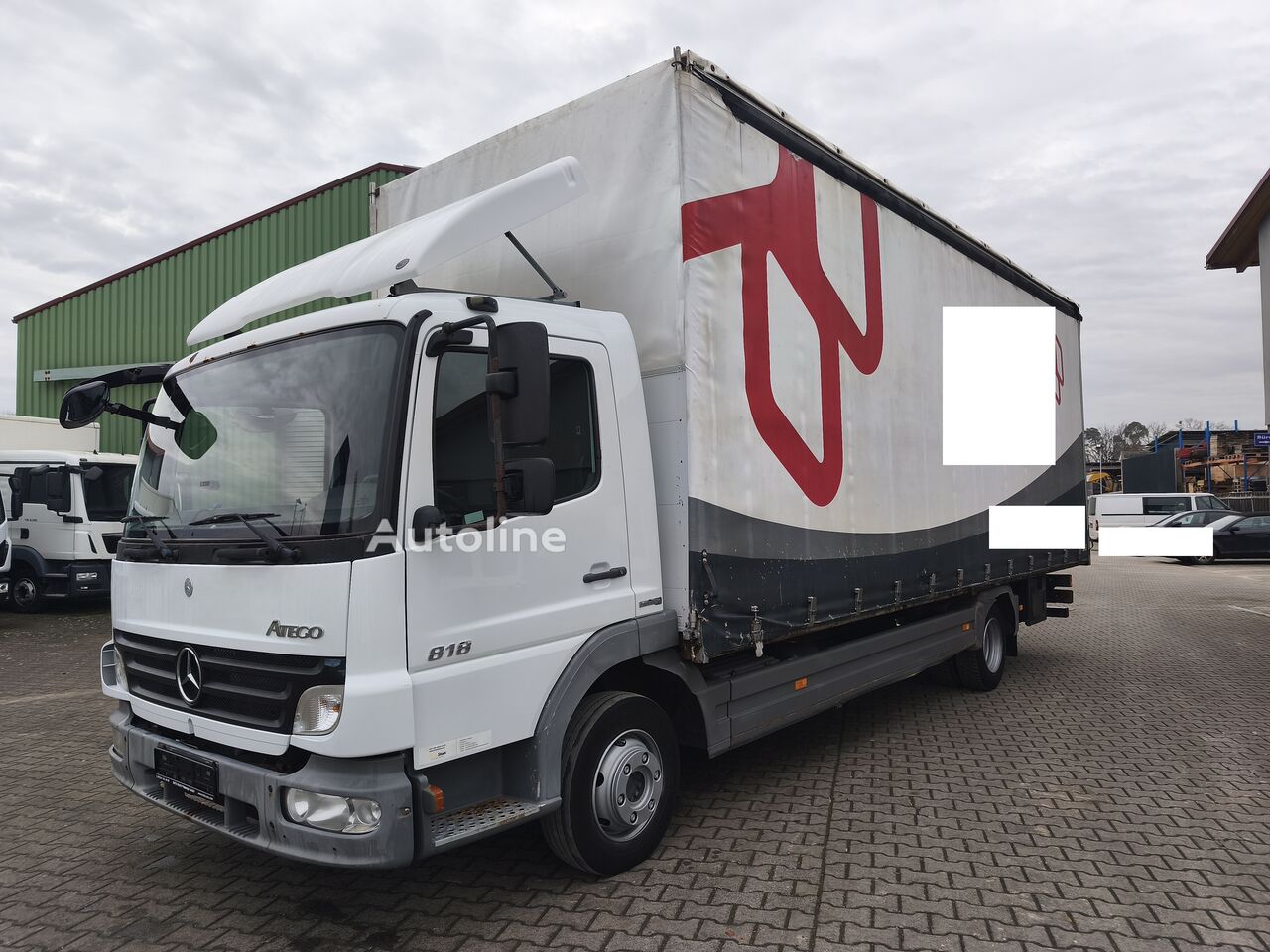Тентована вантажівка Mercedes-Benz Atego 818 Edscha Gardine Euro 4 4x2 (33) - Autoline