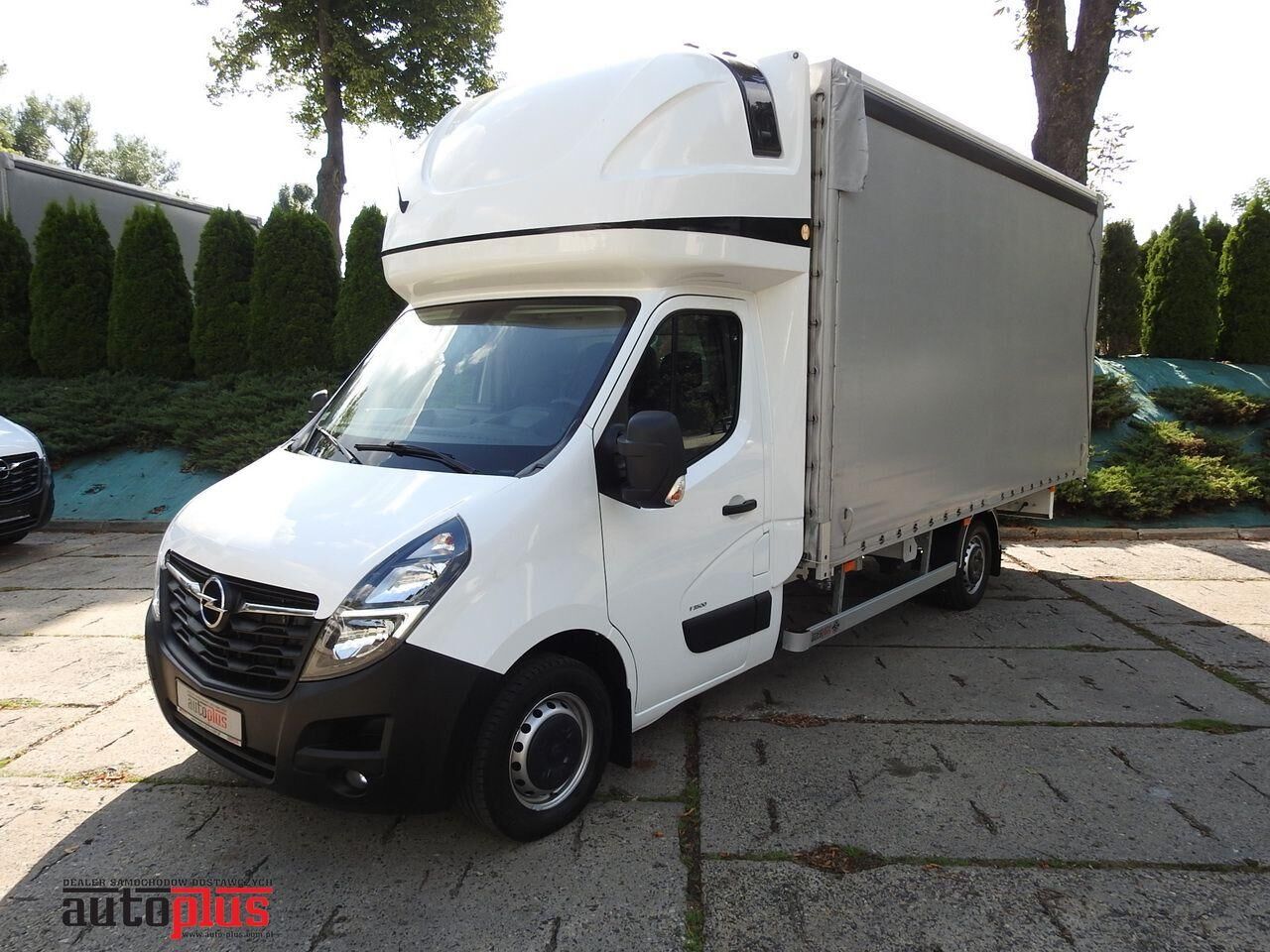 Opel MOVANO PLANDEKA 10 PALET WEBASTO KLIMATYZACJA TEMPOMAT LEDY PNEU tilt truck