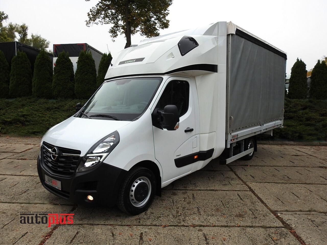 Opel MOVANO PLANDEKA 10 PALET WEBASTO TEMPOMAT KLIMATYZACJA LEDY PNEU tilt truck