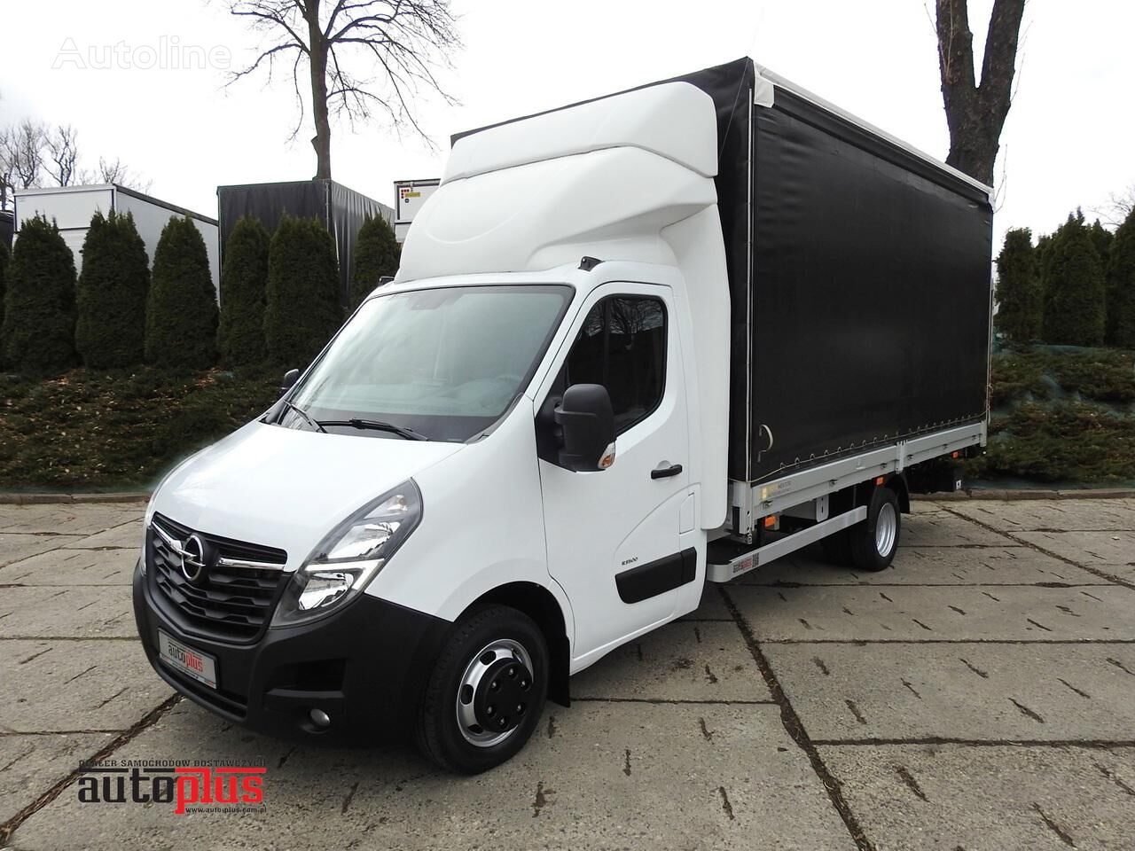 Opel MOVANO PLANDEKA WINDA 10 PALET TEMPOMAT KLIMATYZACJA LEDY PNEUMA camión toldo