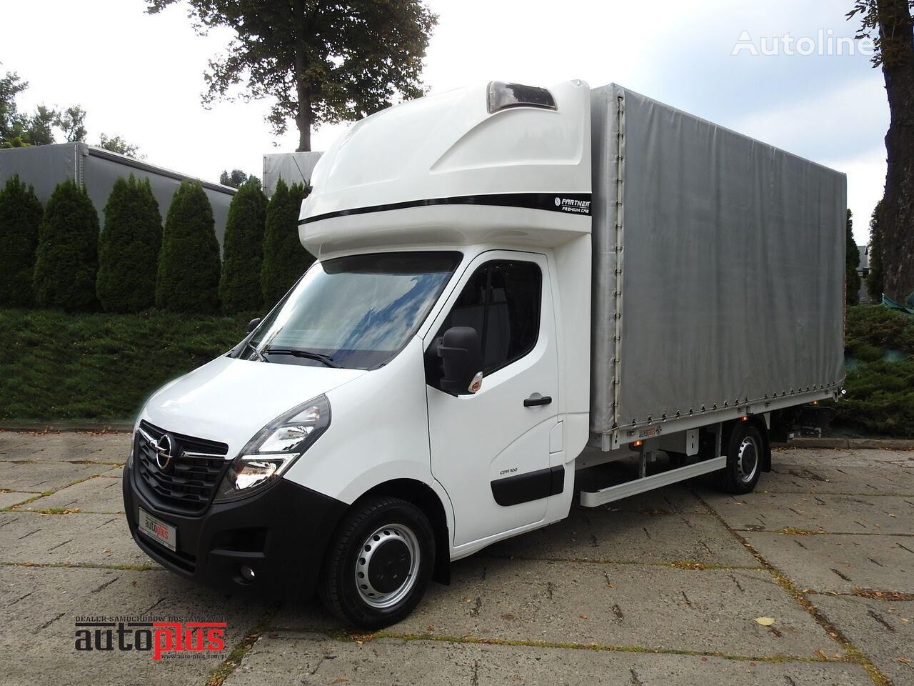 Opel MOVANO PLANDEKA WINDA 9 PALET WEBASTO TEMPOMAT KLIMATYZACJA LEDY tilt truck