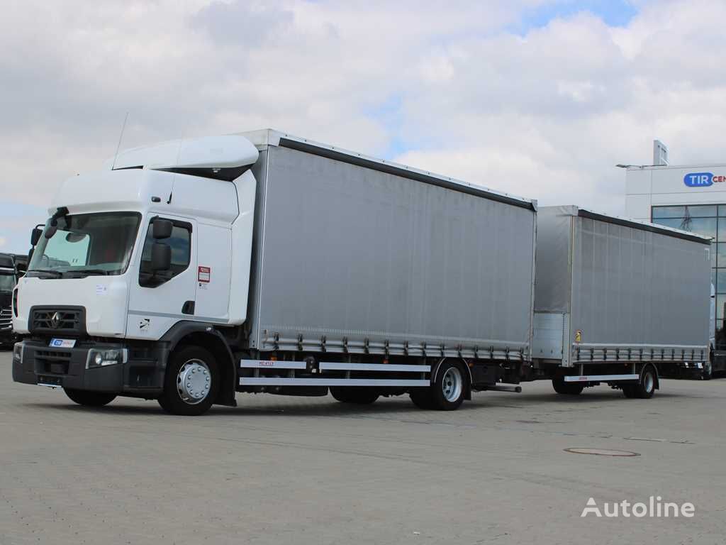 Renault D 18.320 WIDE, EURO 6 huifzeilen vrachtwagen