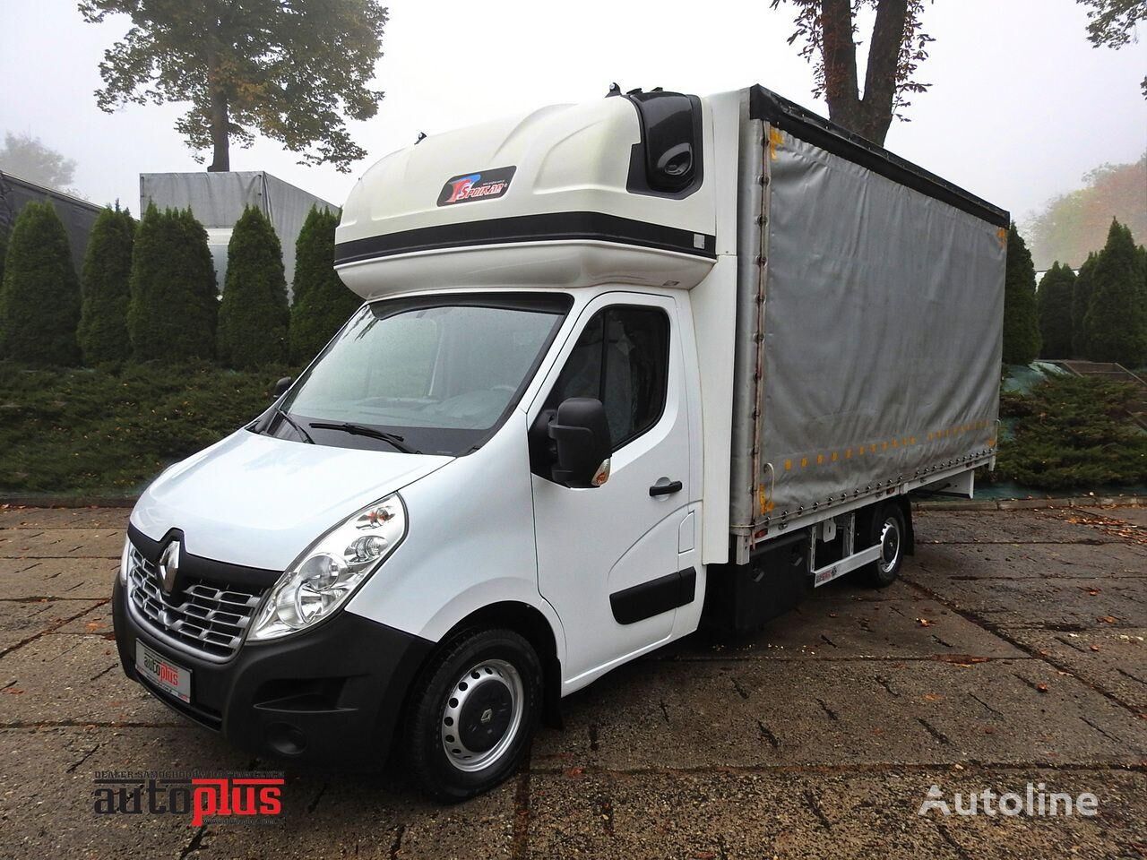 Renault MASTER PLANDEKA 10 PALET WEBASTO TEMPOMAT KLIMATYZACJA  130KM [  camión toldo