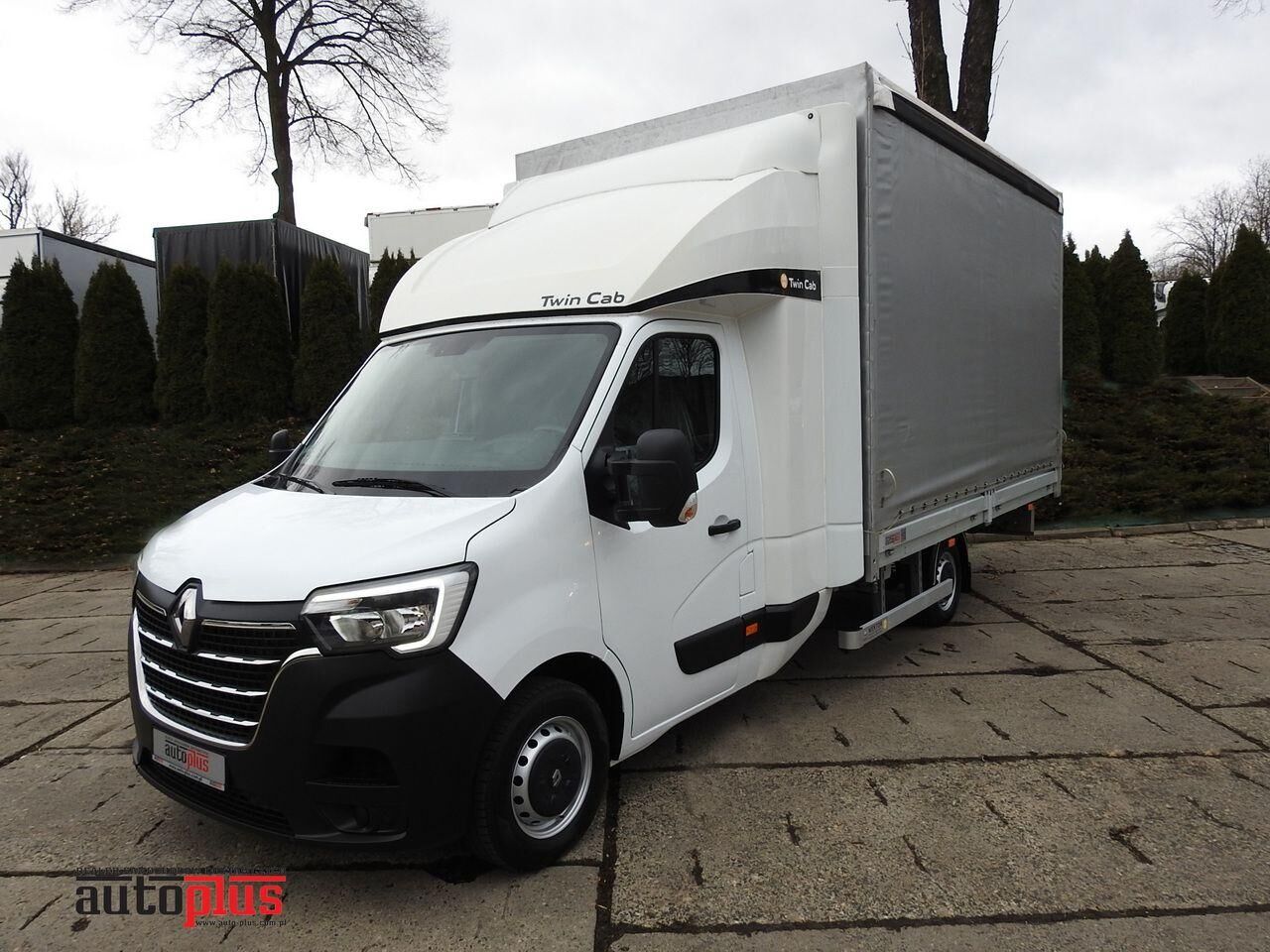 Renault MASTER PLANDEKA 10 PALET WEBASTO TEMPOMAT PNEUMATYKA KLIMATYZACJ camión toldo