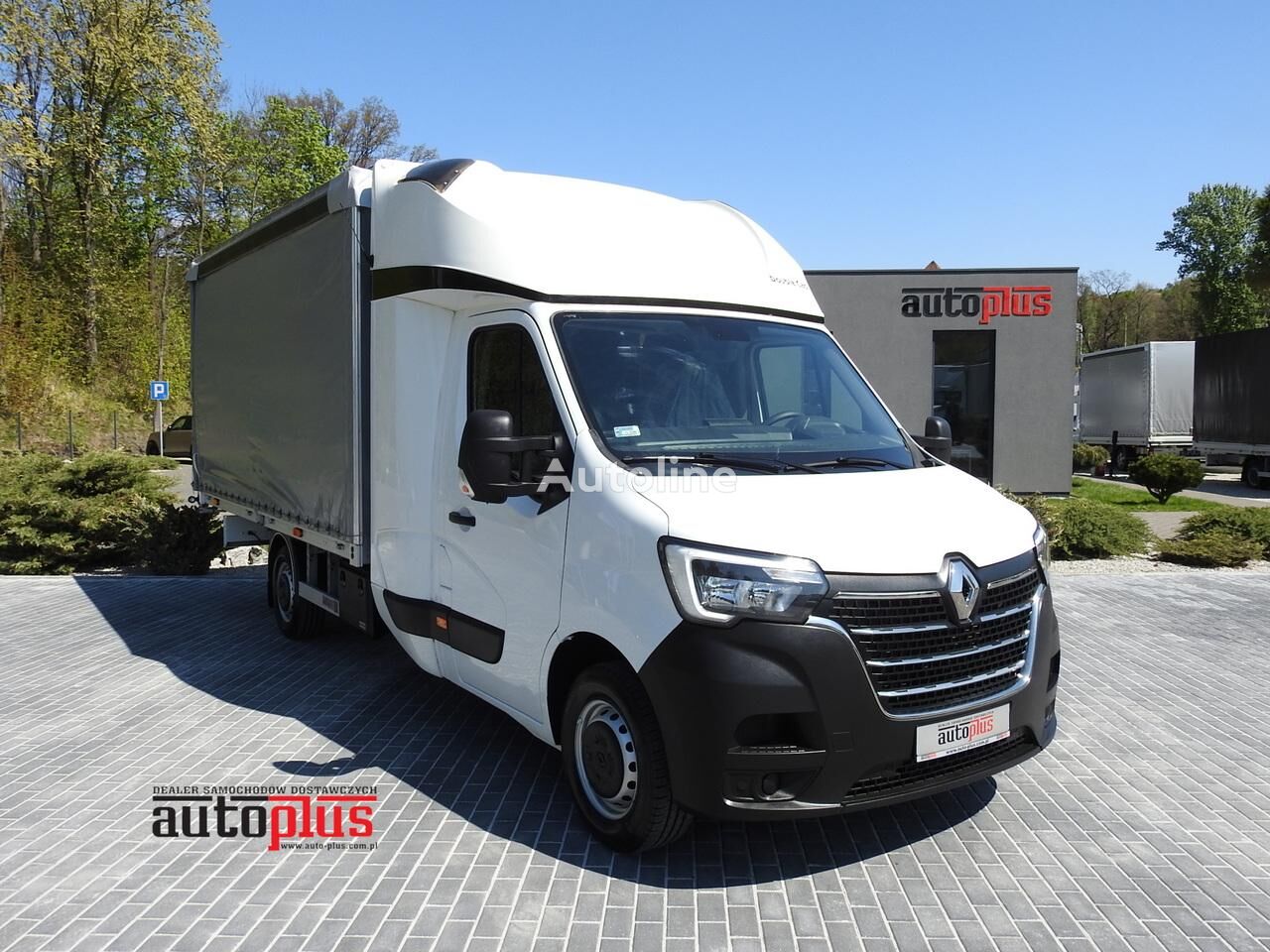 Renault MASTER PLANDEKA 8 PALET WEBASTO TEMPOMAT KLIMATYZACJA LEDY PNEUM camión toldo