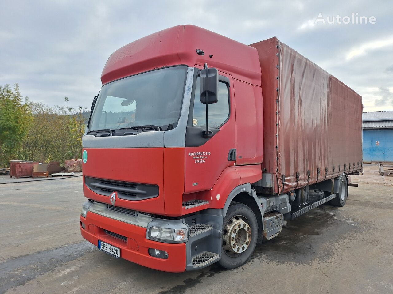 camion bâché Renault PREMIUM 340