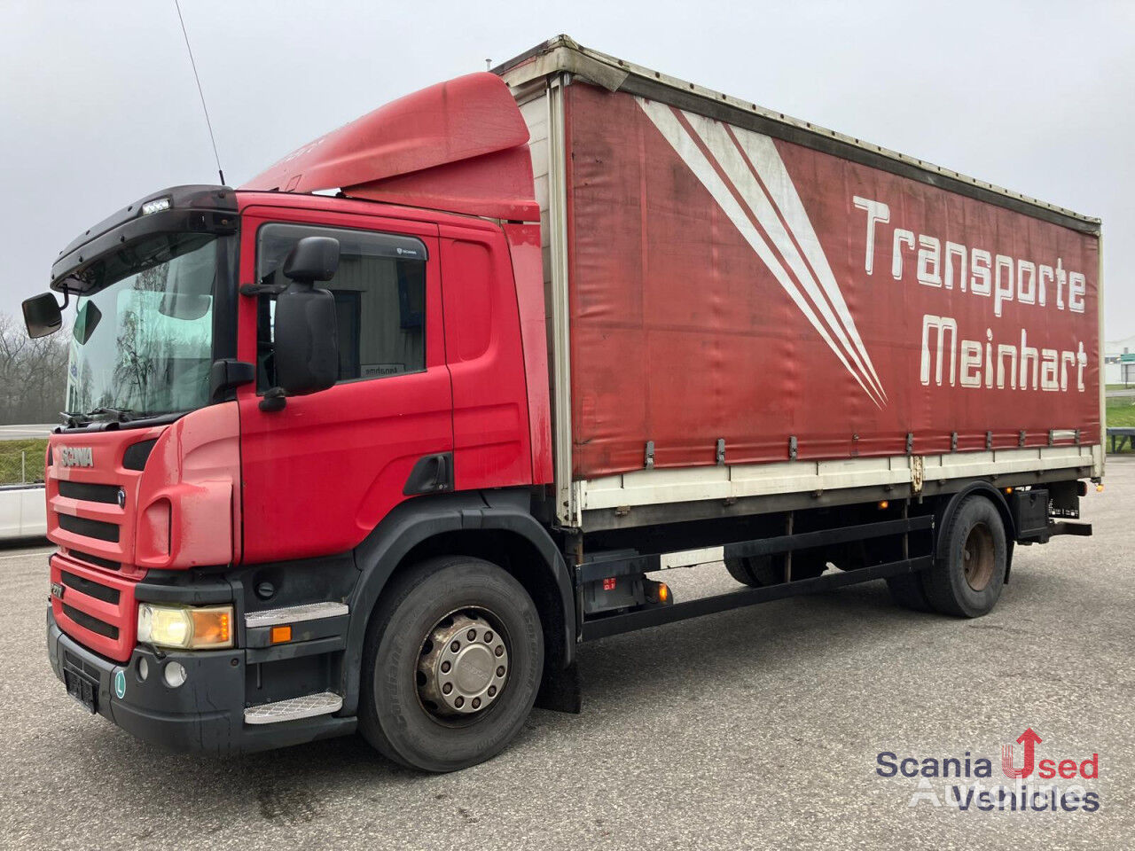 camion bâché Scania P 270 DB4x2MNA Pritsche Plane LBW!