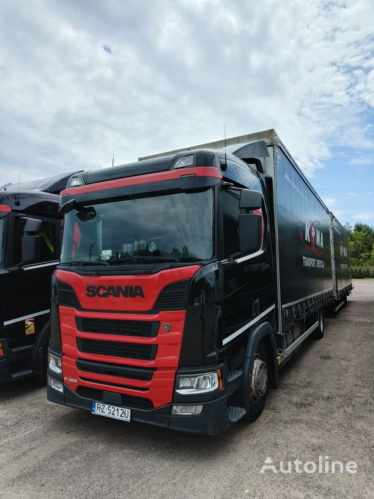 Scania R Zestaw 7,7+7,7 presenning lastbil