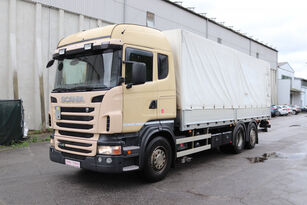 camion bâché Scania R440 E6 Retarder LBW Bordwände Edscha Lift Lenk