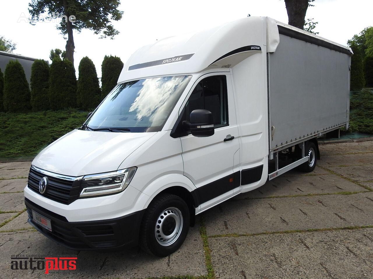 Volkswagen CRAFTER PLANDEKA 10 PALET KLIMATYZACJA TEMPOMAT LEDY  180KM  [ 4 tilt truck