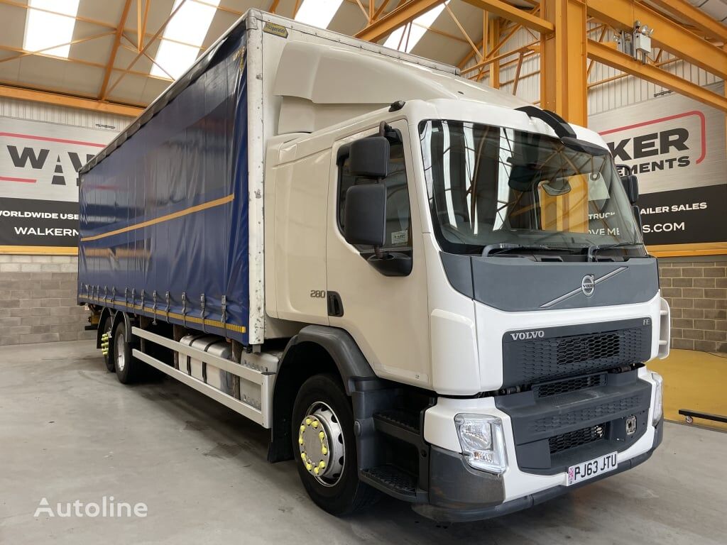 Volvo FE-280 *EURO 6* 26 TONNE 6X2 CURTAINSIDER – 2014 -PJ63 JTU presenning lastbil