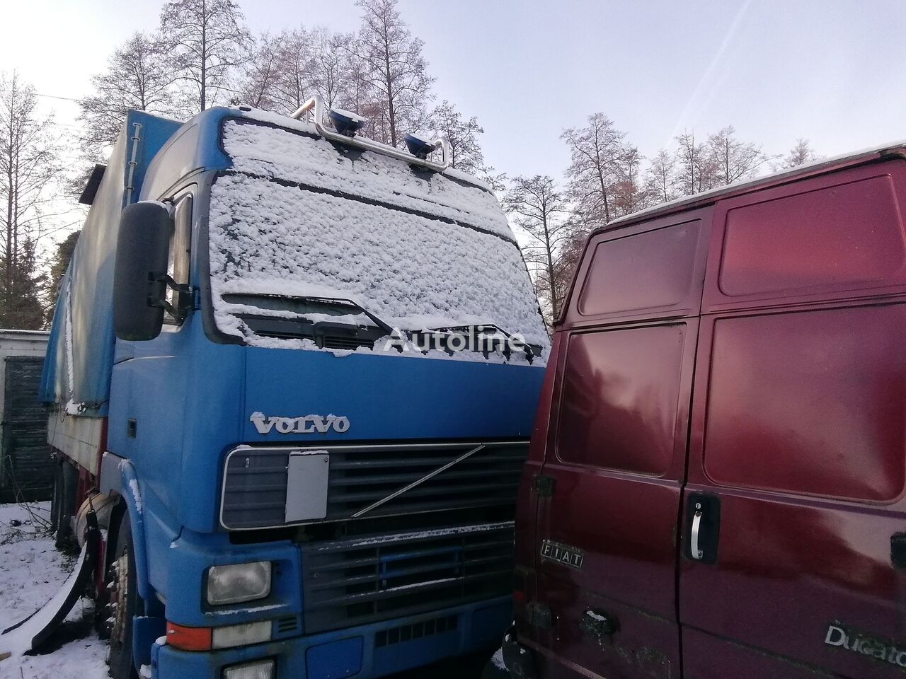 ciężarówka plandeka Volvo Fh 12