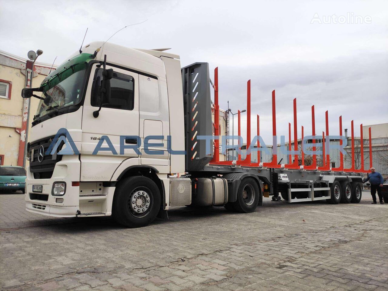 new Arel Trailer TIMBER STANCHION SEMI TRAILER  CUSTOMIZE timber semi-trailer