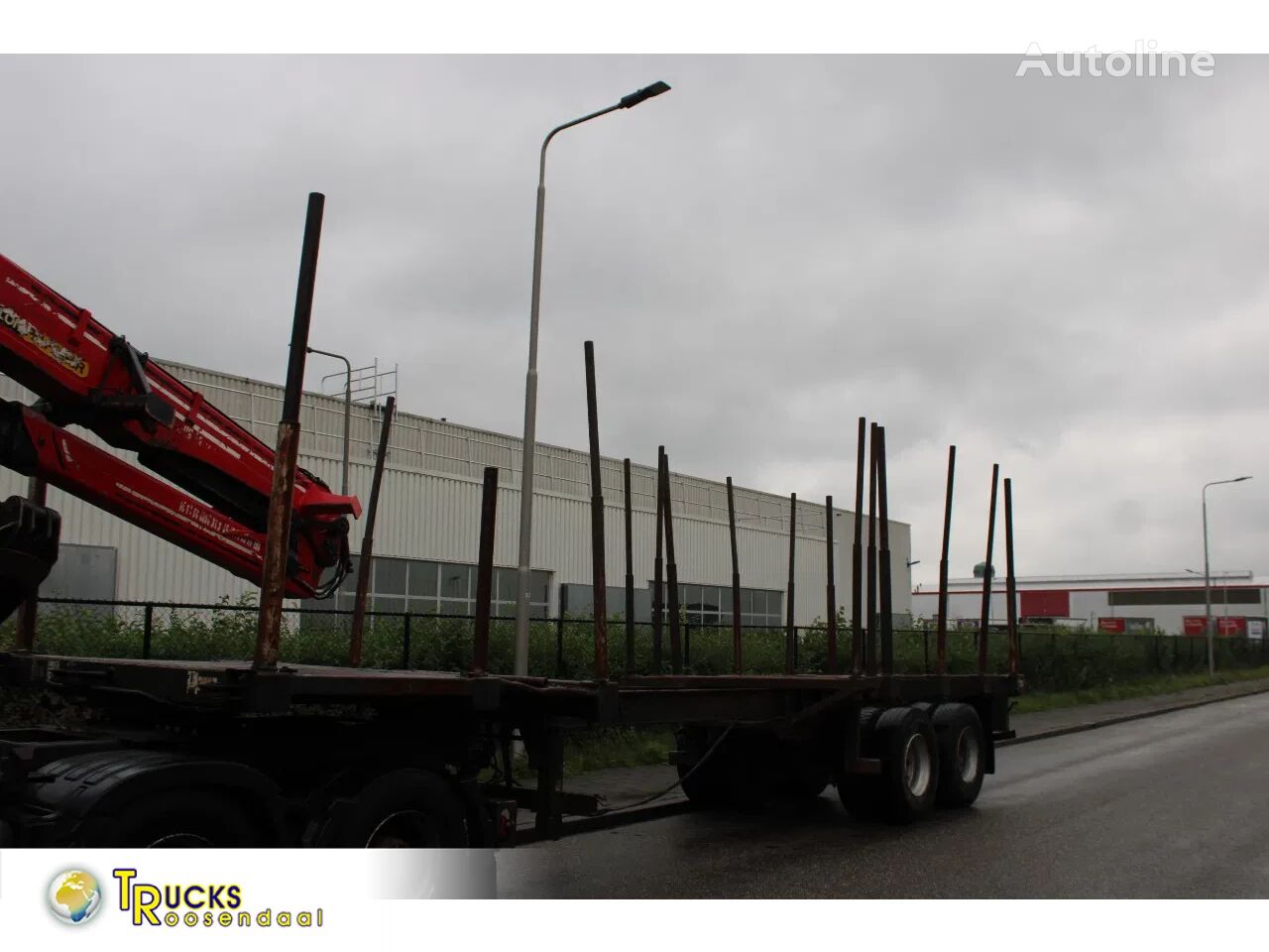 Diebolt 2 AXEL BPW wood timber semi-trailer