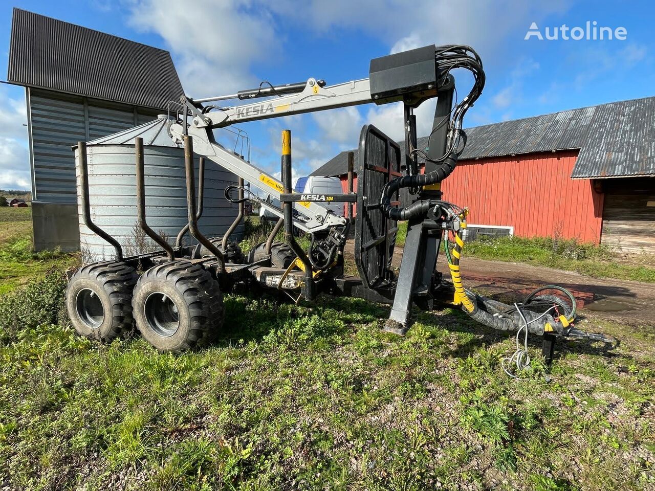 Kesla 204T 104 Holztransporter Anhänger