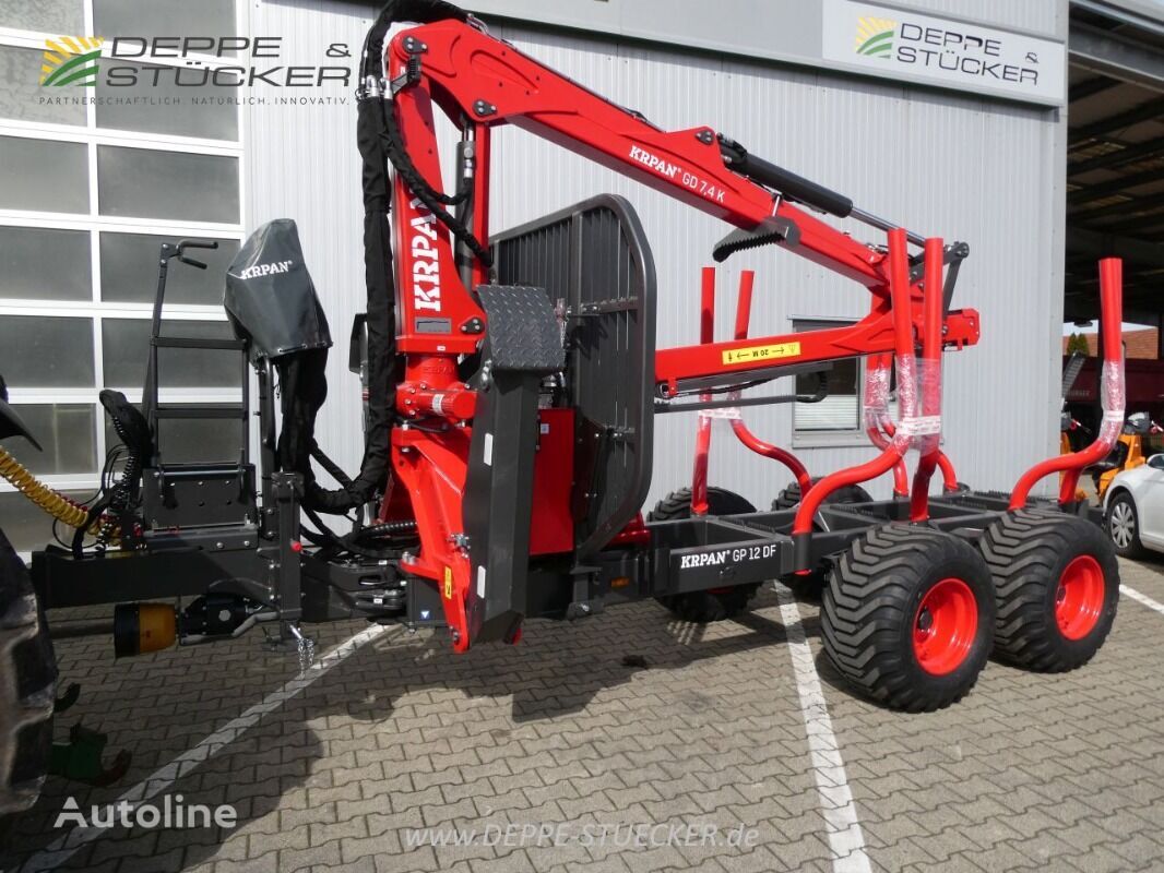 nieuw Krpan GP 12 DF mit Kran hout aanhanger